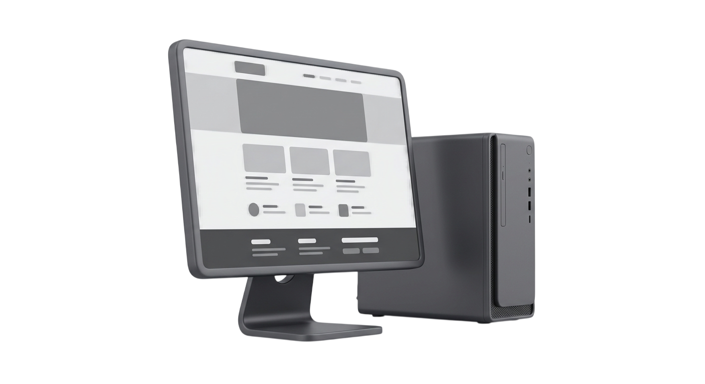 Render 3D de Landing Page